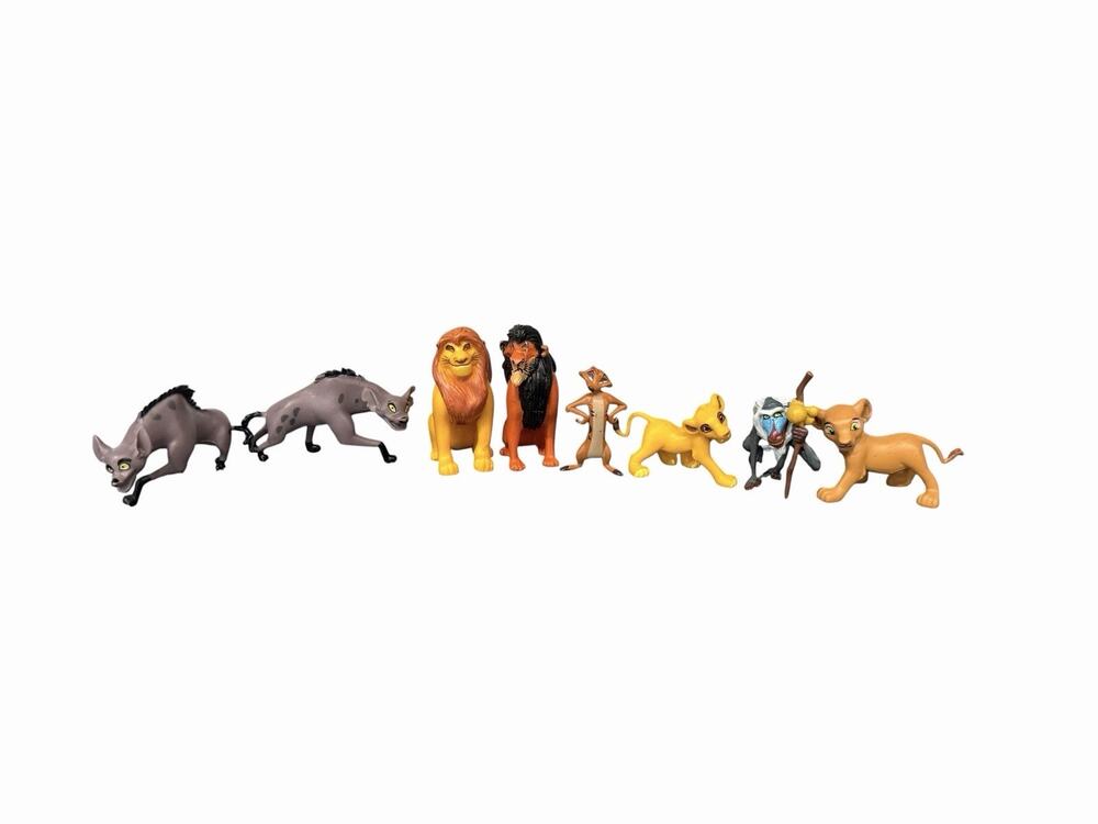 Disney’s The Lion King PVC Toy Set 1”-2” Figures Cake Toppers Simba Nala Timon